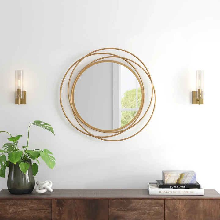 Aziana Metal Round Wall Mirror